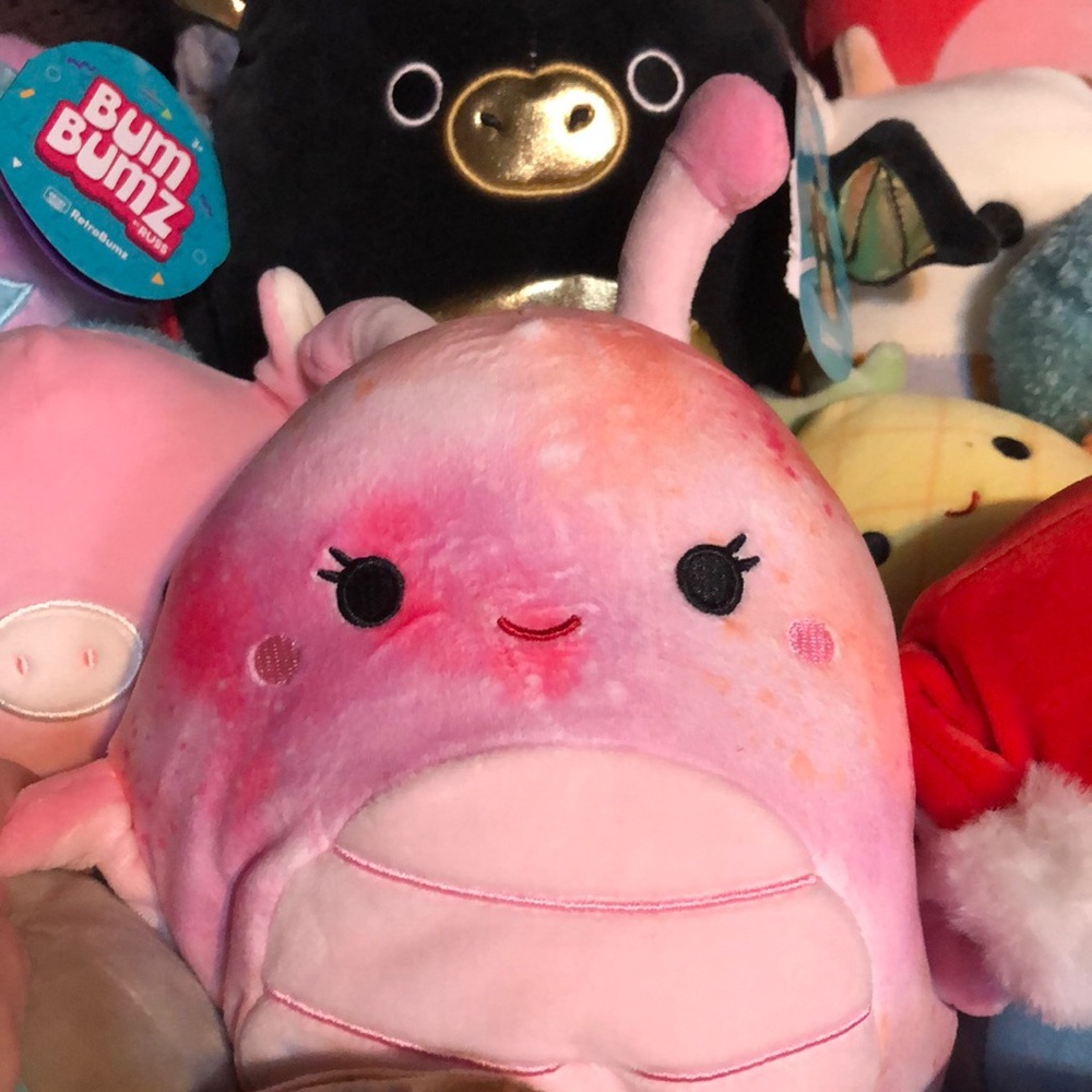 pink tie dye butterfly squishmallow